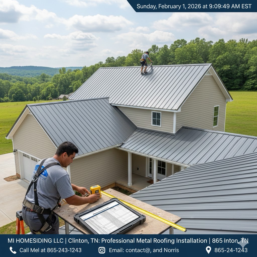 Professional Metal Roofing Installation in Clinton, TN: The Last Roof You’ll Ever Need