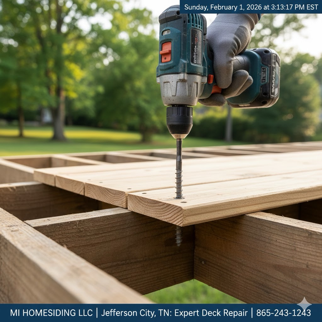 Expert Deck Repair & Restoration in Jefferson City, TN | MI Homesiding LLC