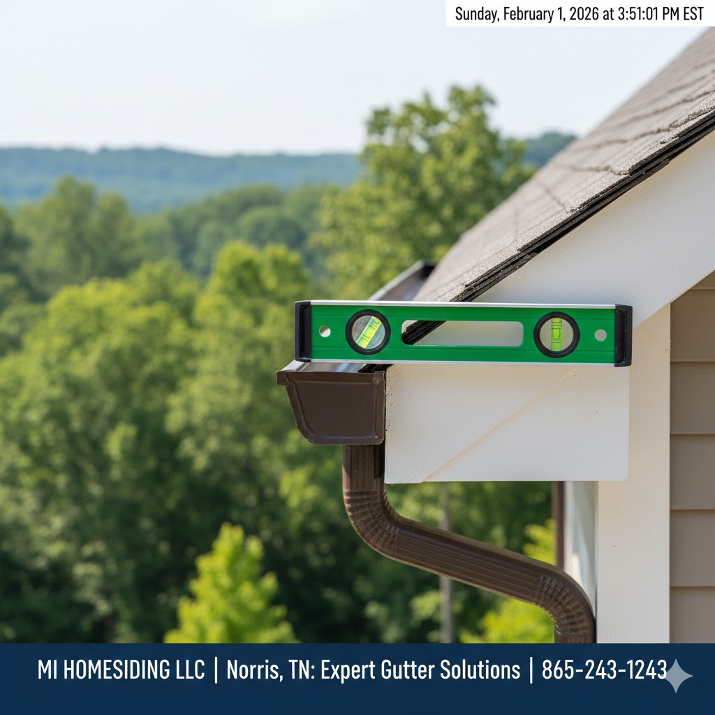 Expert Gutter Solutions & Water Management in Norris, TN | MI Homesiding LLC