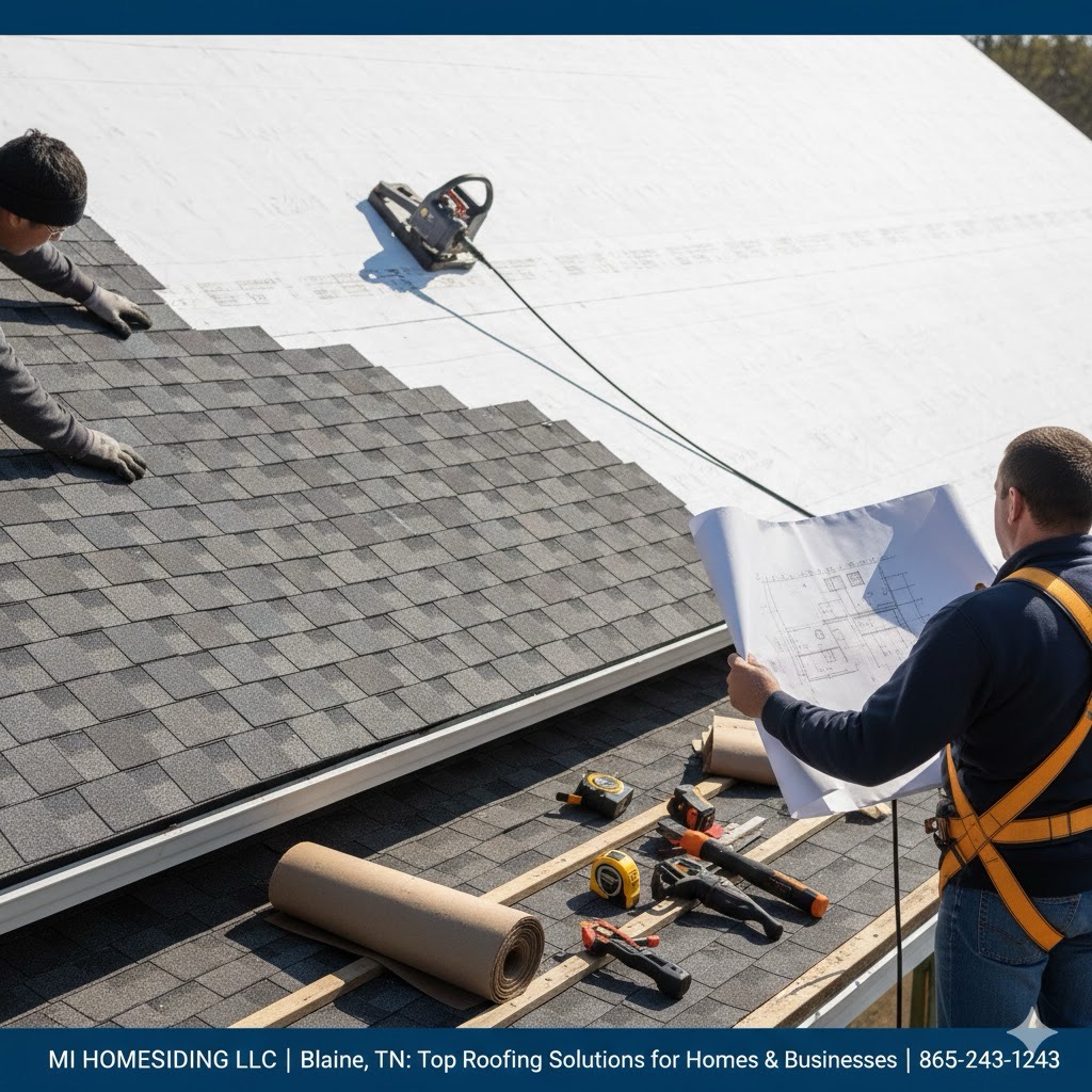 Top Roofing Solutions for Homes & Businesses in Blaine, TN | MI Homesiding LLC