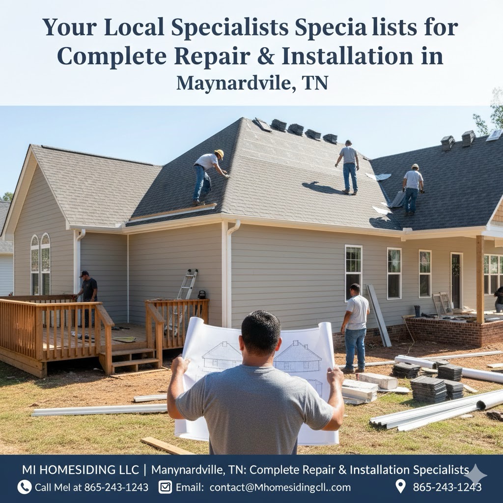 Your Local Specialists for Complete Repair & Installation in Maynardville, TN | MI Homesiding LLC