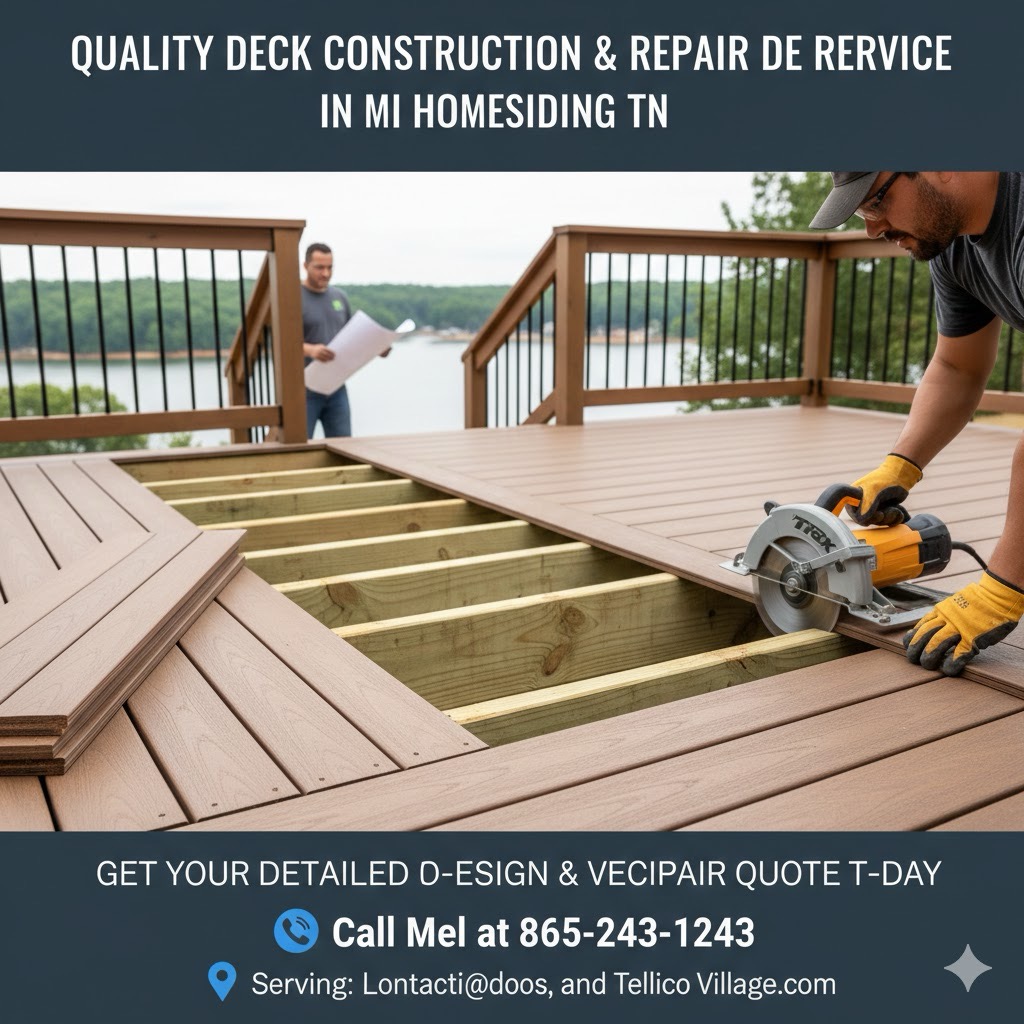Quality Deck Building and Repair Service in Lenoir City, TN | MI Homesiding LLC