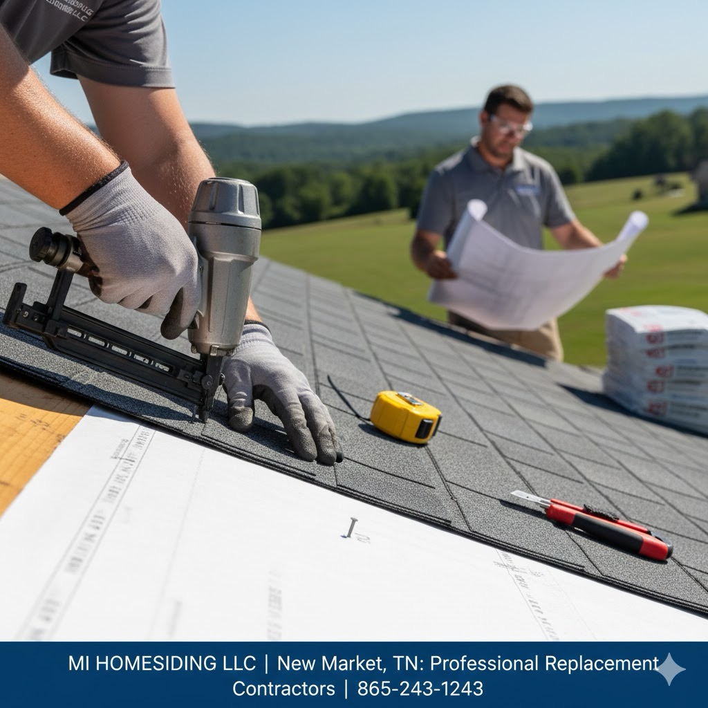 Professional Roof Replacement Contractors in New Market, TN | MI Homesiding LLC