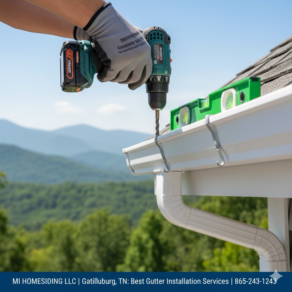 Best Gutter Installation Services in Gatlinburg, TN | MI Homesiding LLC