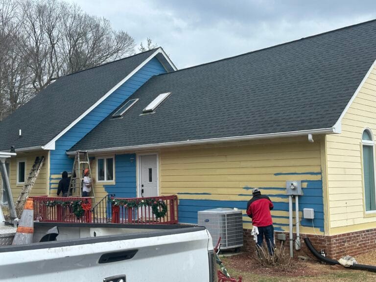 Mel Hernandez performing a professional James Hardie material takeoff in Knoxville.