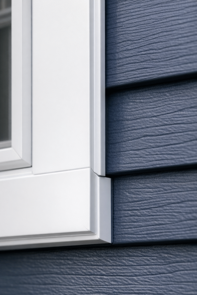 Professional contractor custom bending aluminum coil to fit a window frame perfectly.