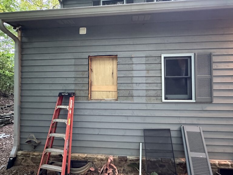 Professional window flashing tape and house wrap integration Knoxville TN