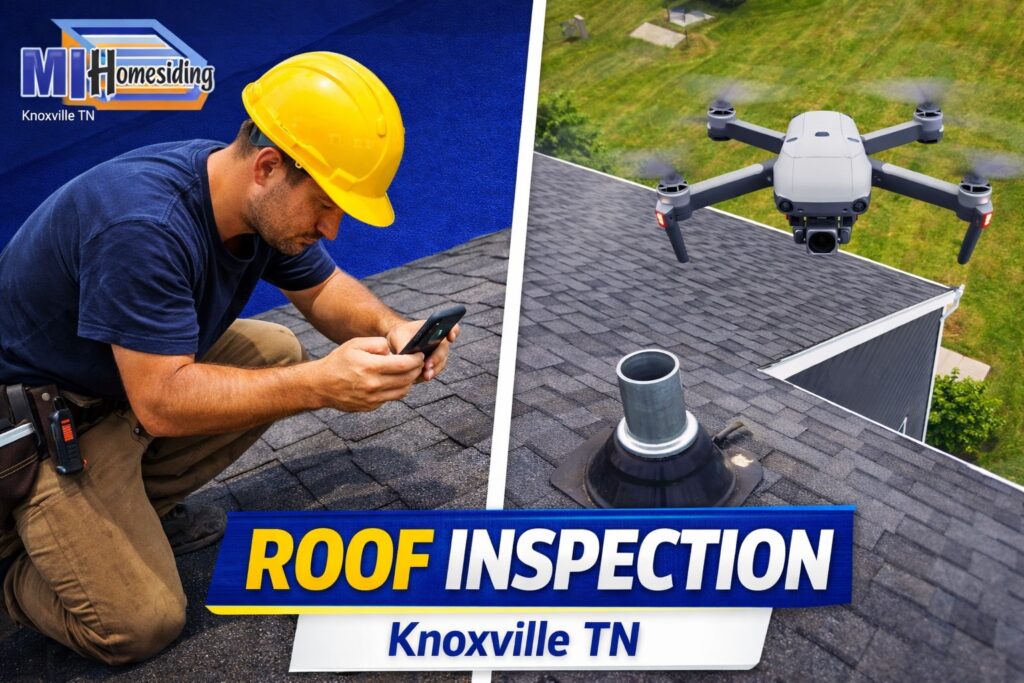 Water stain on a bathroom ceiling caused by a leaking roof pipe boot.