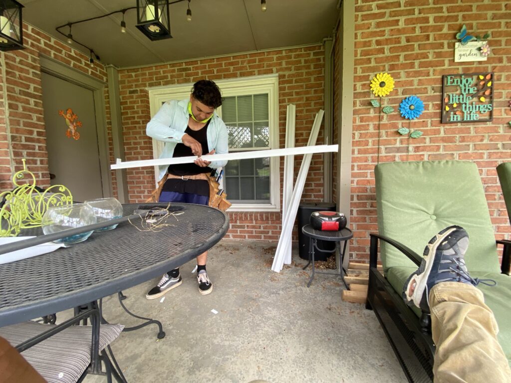 Safe siding installation on two-story home Knoxville TN MI Homesiding & Roofing