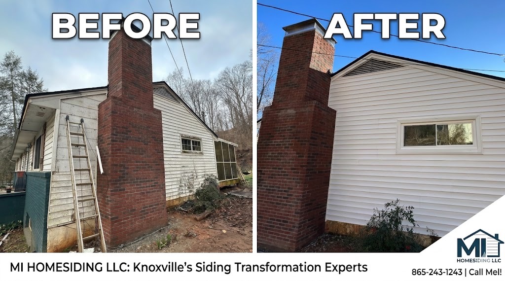 Professional vinyl siding replacement and installation in Knoxville TN.