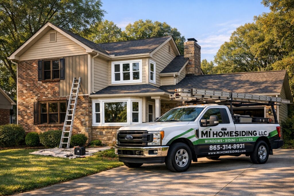 Complete home window replacement service for residents in Knoxville, TN.