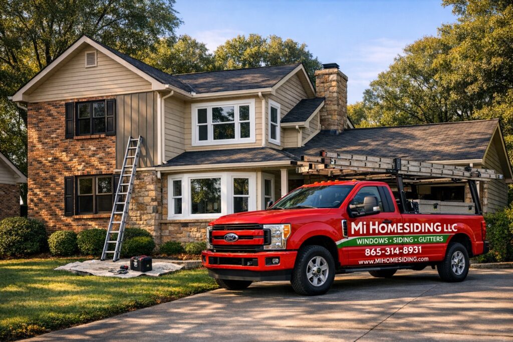 Replacing multiple outdated and inefficient windows during a home remodeling project.
