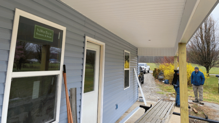 Fixing rotted wood window trim with professional aluminum capping.