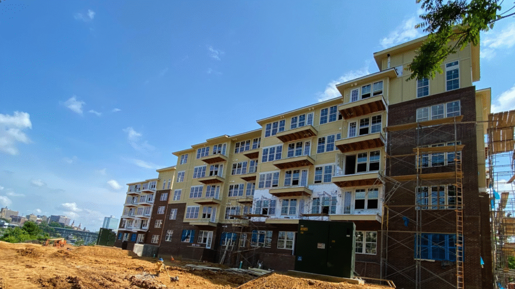 Commercial siding and exterior remodeling for multi-family complex in East Tennessee