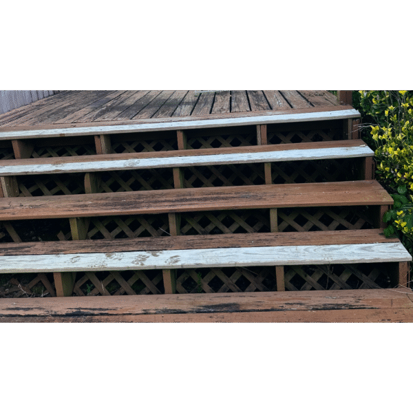 MI homesiding performing a thorough structural deck inspection.