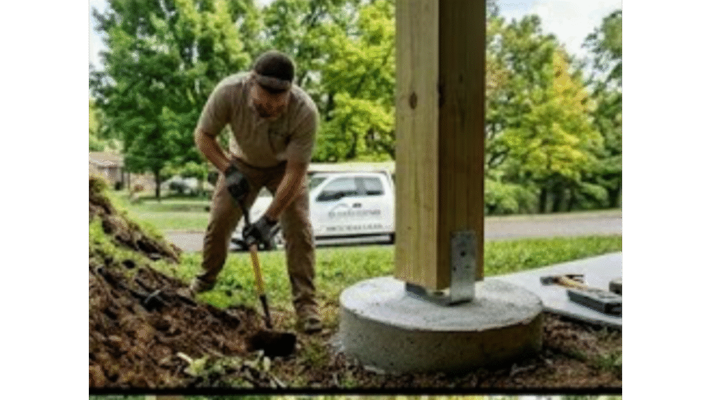 A side-by-side texture comparison shot of new pressure-treated wood versus composite decking material.