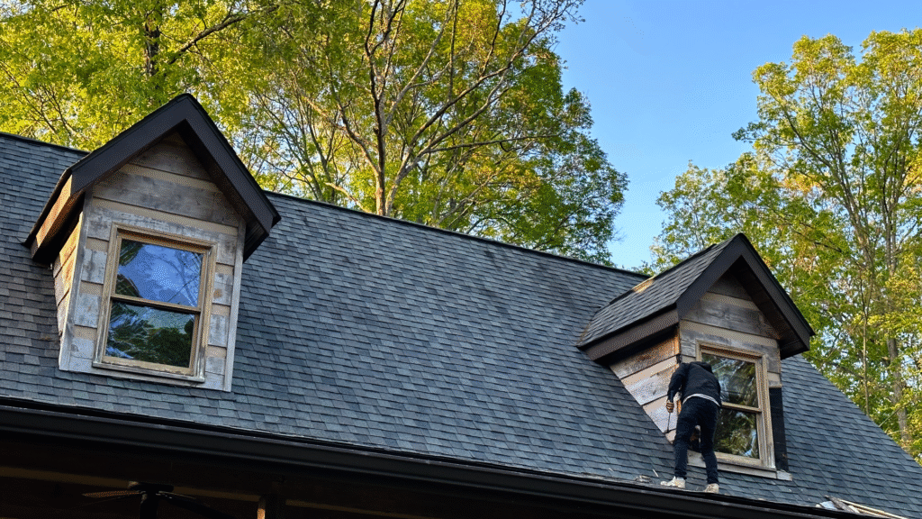 A high-quality asphalt shingle roof installation providing an affordable and reliable solution in Tennessee.