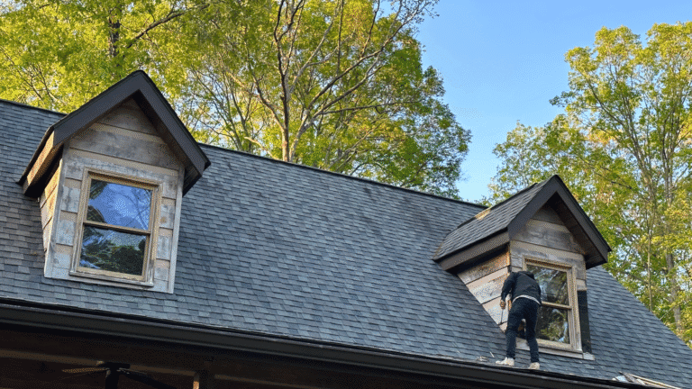 Roof leaks caused by missing drip edge and poor edge installation