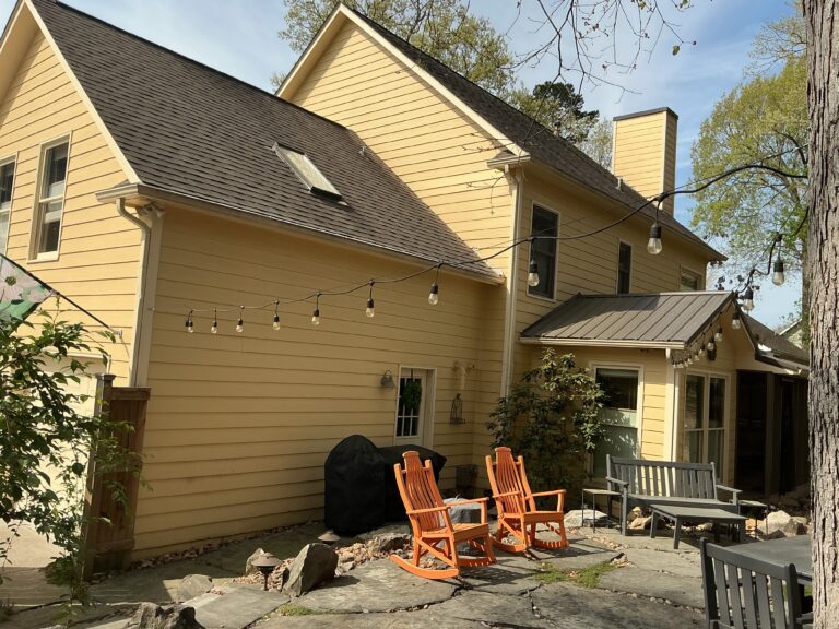 Durable James Hardie board siding providing a premium look for East Tennessee homes