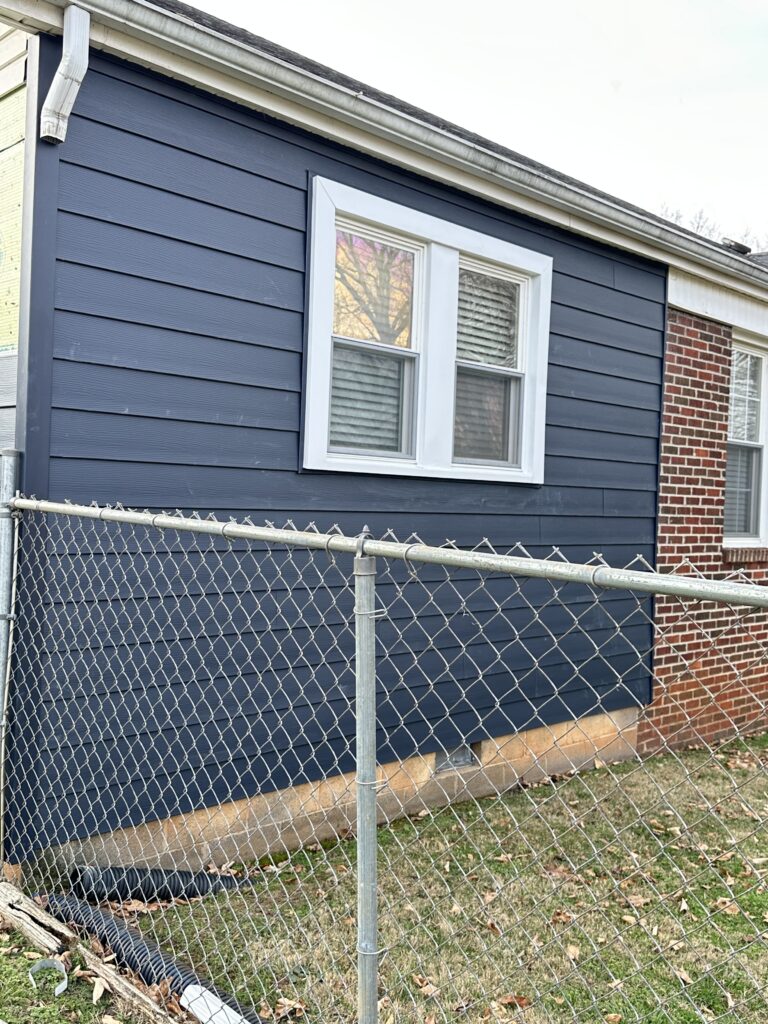 Complete exterior siding and trim renovation on an older Knoxville home for improved protection.
