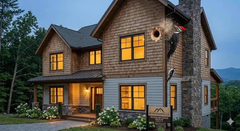 Stop Woodpecker Damage in Knoxville - Emergency Repair