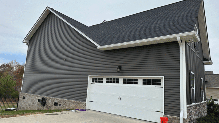 Severe wood rot discovered on house trim and sheathing during inspection
