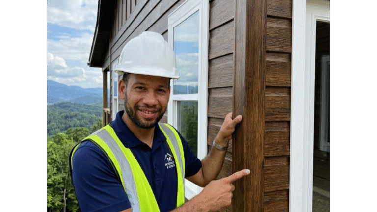 Installing TruLog siding on a home with complex wall lines and multiple gables