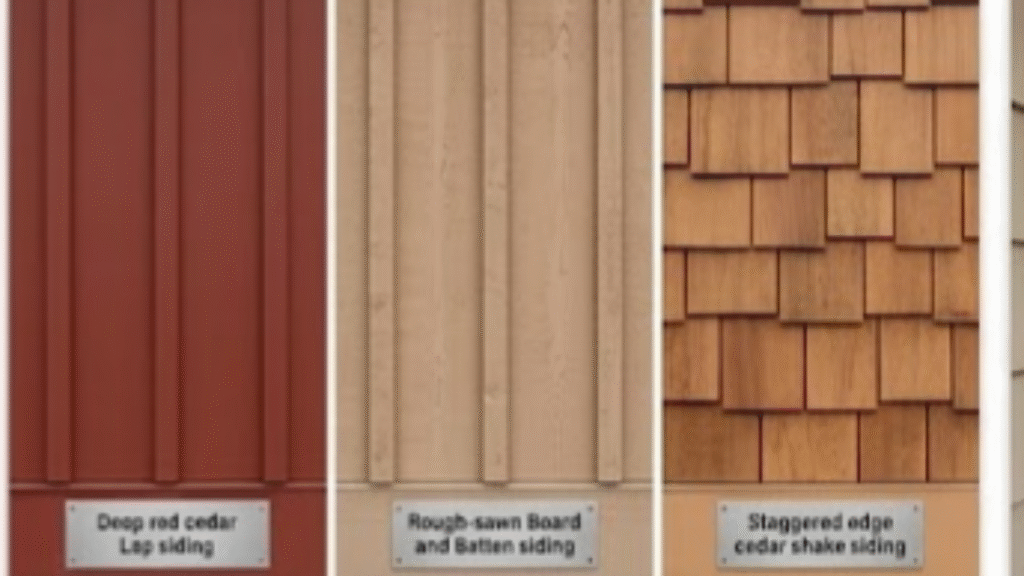 Un consultor técnico de MI Homesiding & Roofing revisando la calidad de las tablas de cedro antes de la instalación para asegurar que solo el mejor material llegue a la casa del cliente en Knoxville.