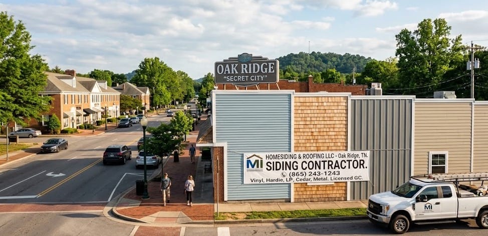 If your Oak Ridge home has loose panels, leaks, rotted trim